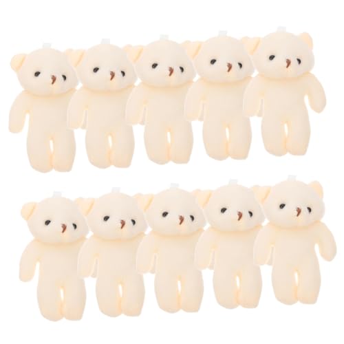 HONITANO 10 Stück Teiliges Mini Teddybär Anhänger Plüschspielzeug Leicht Hängend Für Kinderzimmer Schlüsselanhänger Mädchen Deko HONITANO 10 Stück Teiliges Mini Teddybär Anhänger Plüschspielzeug Leicht Hängend Für Kinderzimmer Schlüsselanhänger Mädchen Deko von HONITANO