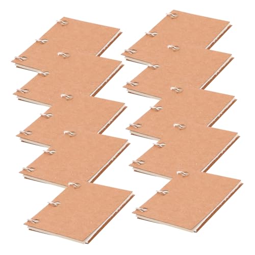 HONITANO 10 Stück Teiliges Miniatur-dollhouse Notizbuch Stabiles Papier Lebendige Farben Vielseitige Dekoration für Puppenhaus-schreibtisch und Klassenzimmer Niedliche Mini Notepads für von HONITANO