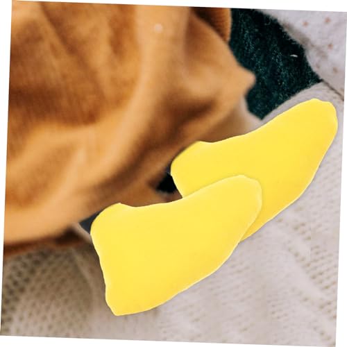 HONITANO 10 Stück Teiliges Plüsch Entenfüße Zubehör Gelb Langlebige Accessoires für Kuscheltiere Vielseitige Dekoration und Ersatzteile für Plüschspielzeug von HONITANO