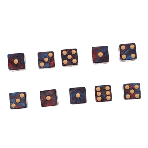 HONITANO 10 Stück Teiliges Seitiges Acrylspielwürfel in Rot Blau Langlebige Spielwürfel mit Großen Punkten für Familien Pub und Partyspiele Vielseitig Einsetzbar für Brettspiele und HONITANO 10 Stück Teiliges Seitiges Acrylspielwürfel in Rot Blau Langlebige Spielwürfel mit Großen Punkten für Familien Pub und Partyspiele Vielseitig Einsetzbar für Brettspiele und von HONITANO