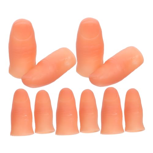 HONITANO 10 Stück Teiliges Simulierte Zauberfinger aus Kunststoff mit Realistischen Nägeln Langlebig und Vielseitig für Bühnenauftritte Partys und Fingertricks Inklusive Normaler und HONITANO 10 Stück Teiliges Simulierte Zauberfinger aus Kunststoff mit Realistischen Nägeln Langlebig und Vielseitig für Bühnenauftritte Partys und Fingertricks Inklusive Normaler und von HONITANO