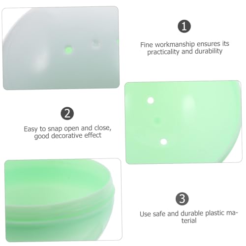 HONITANO 10 Stück Transparente Wiederbefüllbare Kunststoff kapseln mit Belüftungslöchern Runde Mehrzweck aufbewahrungsboxen für Süßigkeiten Partygeschenke Geeignet für Zufällige Farbe HONITANO 10 Stück Transparente Wiederbefüllbare Kunststoff kapseln mit Belüftungslöchern Runde Mehrzweck aufbewahrungsboxen für Süßigkeiten Partygeschenke Geeignet für Zufällige Farbe von HONITANO