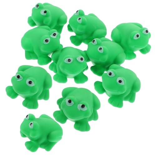 HONITANO 10 Stück Wasserspielzeugfrosch Badespielzeug für Kinderspielzeug für die Dusche kinderbadezimmer Duschspielzeug für Kleinkinder Vinyl HONITANO 10 Stück Wasserspielzeugfrosch Badespielzeug für Kinderspielzeug für die Dusche kinderbadezimmer Duschspielzeug für Kleinkinder Vinyl von HONITANO