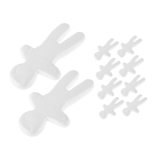 HONITANO 10 Stück Weißer Embryo-Puppenschaum Basteln Werkzeug unfertige Schaumstoffpuppenformen malen DIY-Puppendekor aus Schaumstoff Dekoration Mehrzweck-Puppenmodelle zum Selbermachen HONITANO 10 Stück Weißer Embryo-Puppenschaum Basteln Werkzeug unfertige Schaumstoffpuppenformen malen DIY-Puppendekor aus Schaumstoff Dekoration Mehrzweck-Puppenmodelle zum Selbermachen von HONITANO