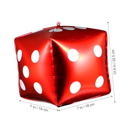 HONITANO 10 Stück Würfel Folienballons aus Aluminiumfolie Rote und Blaue Würfelform Dekorative Partydeko für Motto Geburtstag und Spielevents Selbstsiegelnd Vielseitig Einsetzbar HONITANO 10 Stück Würfel Folienballons aus Aluminiumfolie Rote und Blaue Würfelform Dekorative Partydeko für Motto Geburtstag und Spielevents Selbstsiegelnd Vielseitig Einsetzbar von HONITANO