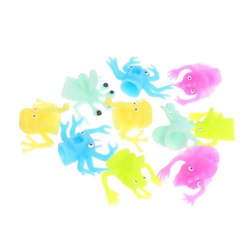 HONITANO 10 Stück tierische Monster- für kinderspielzeug Toys for spielzeuge für Leuchtend gruselige Alien-Spielzeuge Farbbestien Marionetten HONITANO 10 Stück tierische Monster- für kinderspielzeug Toys for spielzeuge für Leuchtend gruselige Alien-Spielzeuge Farbbestien Marionetten von HONITANO