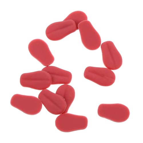 HONITANO 10 Stücke Puppe Zunge Zubehör Gefälschte Zunge Rosy Kunststoff HONITANO 10 Stücke Puppe Zunge Zubehör Gefälschte Zunge Rosy Kunststoff von HONITANO