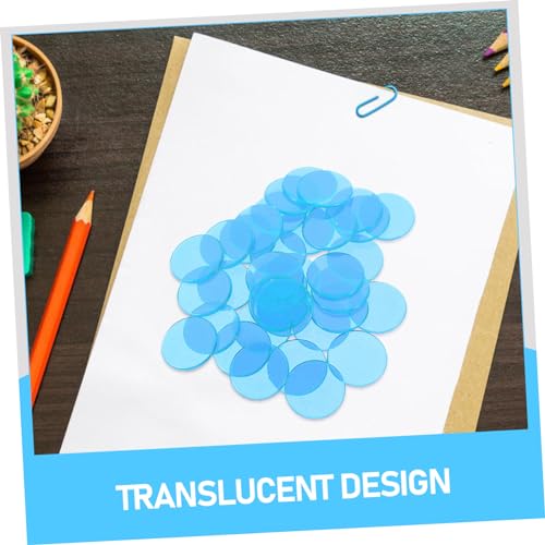 HONITANO 100 Stück Halbtransparente Bingo Chips Transparent Blau Vielseitige Zählchips für Mathe Lernspiele Kindersicheres Poker Chip für Bingo Spiele und Frühkindliche Bildung HONITANO 100 Stück Halbtransparente Bingo Chips Transparent Blau Vielseitige Zählchips für Mathe Lernspiele Kindersicheres Poker Chip für Bingo Spiele und Frühkindliche Bildung von HONITANO