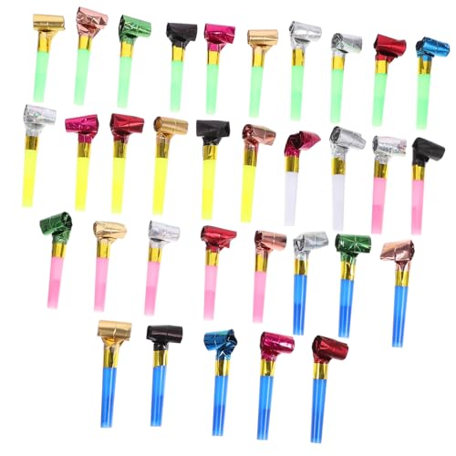 HONITANO 100 Stück Teiliges Party Noisemaker Bunte Party Blower Langlebig Lustig für Geburtstag Hochzeit Shower Silvester Partyzubehör Festliche Stimmung Erzeugend HONITANO 100 Stück Teiliges Party Noisemaker Bunte Party Blower Langlebig Lustig für Geburtstag Hochzeit Shower Silvester Partyzubehör Festliche Stimmung Erzeugend von HONITANO