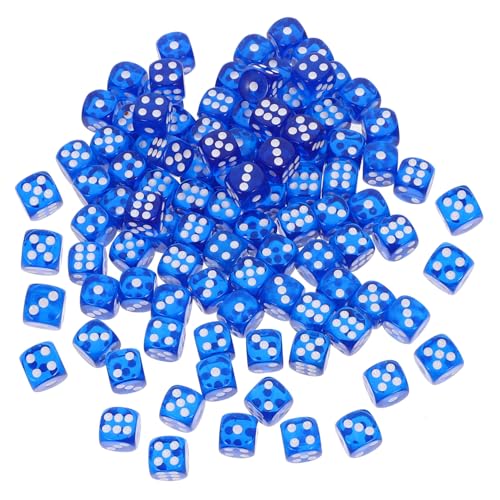 HONITANO 100 Stück Teiliges Seitiges Acryl Würfel Transparente Bunte Kristallwürfel Robustes Spielwürfel Zubehör für Brettspiele und Partyspiele Leicht Handlich Vielseitig Einsetzbar HONITANO 100 Stück Teiliges Seitiges Acryl Würfel Transparente Bunte Kristallwürfel Robustes Spielwürfel Zubehör für Brettspiele und Partyspiele Leicht Handlich Vielseitig Einsetzbar von HONITANO