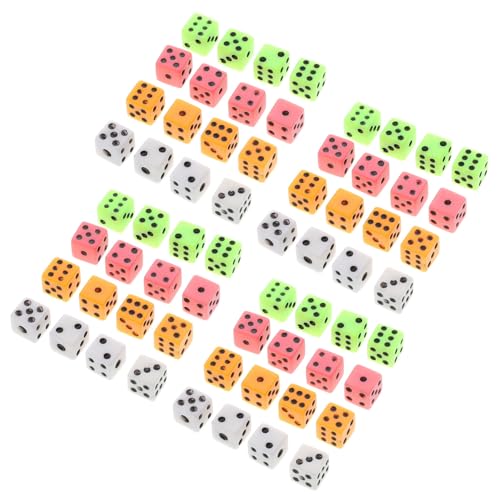 HONITANO 100 Stück Teiliges Set Bunte Mini Würfel Sechseitig mit Quadratischen Ecken aus Kunststoff Farbenfrohe Kleine Würfel für Brettspiele Partyspiele und Basteln Vielseitige Spielwürfel HONITANO 100 Stück Teiliges Set Bunte Mini Würfel Sechseitig mit Quadratischen Ecken aus Kunststoff Farbenfrohe Kleine Würfel für Brettspiele Partyspiele und Basteln Vielseitige Spielwürfel von HONITANO