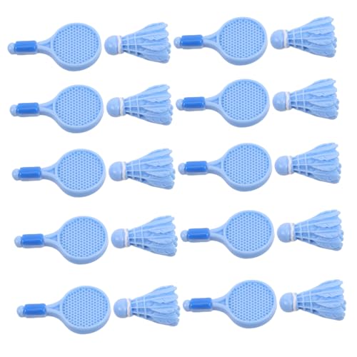 HONITANO 10Sätze Badminton und Federball Teiliges Zubehör für Puppen und Dekorationen Farbenfrohe Badminton Souvenirs für Kreative Spielideen und Stilvolle Wohnaccessoires HONITANO 10Sätze Badminton und Federball Teiliges Zubehör für Puppen und Dekorationen Farbenfrohe Badminton Souvenirs für Kreative Spielideen und Stilvolle Wohnaccessoires von HONITANO