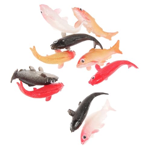 HONITANO 10Stücke Künstliche Goldfische Für Puppenhaus Und Aquarium Dekoration Mikro Landschaft Ornamente Aquarien Deko HONITANO 10Stücke Künstliche Goldfische Für Puppenhaus Und Aquarium Dekoration Mikro Landschaft Ornamente Aquarien Deko von HONITANO