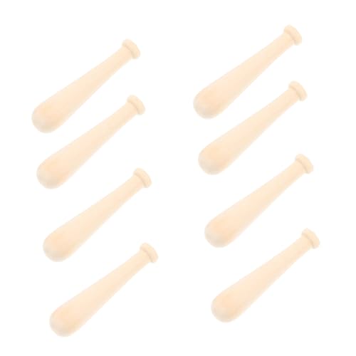 HONITANO 10 Stück Kleiner Baseballschläger aus Holz Unfertige Selbstgemacht Bastelprojekte für Kinder Leichte Holz Kleiner Fledermäuse für Graffiti Modelle und Party Dekorationen HONITANO 10 Stück Kleiner Baseballschläger aus Holz Unfertige Selbstgemacht Bastelprojekte für Kinder Leichte Holz Kleiner Fledermäuse für Graffiti Modelle und Party Dekorationen von HONITANO