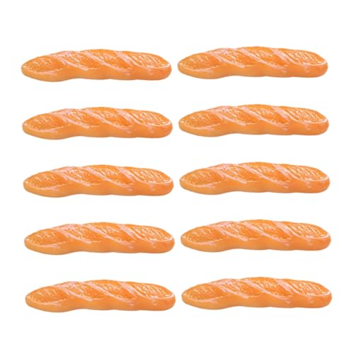 HONITANO 10Stücke Teiliges Realistisches Brotmodell aus Harz Gefälschtes Brot für Puppenhaus Dekoration Fotorequisite mit Zarter Textur für Heimwerker und Mini Möbelsammler HONITANO 10Stücke Teiliges Realistisches Brotmodell aus Harz Gefälschtes Brot für Puppenhaus Dekoration Fotorequisite mit Zarter Textur für Heimwerker und Mini Möbelsammler von HONITANO