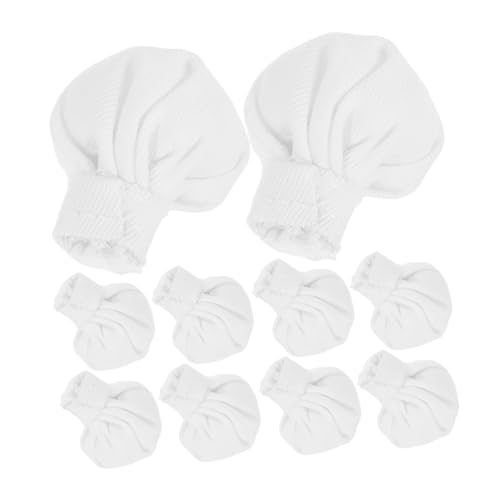 HONITANO 10pcs Mini -stoffkoch Für Puppen DIY Bastelzubehör Entzückende Puppenhaus Miniatur -handwerkshut Für Kreative Projekte Und Miniaturausschüsse von HONITANO