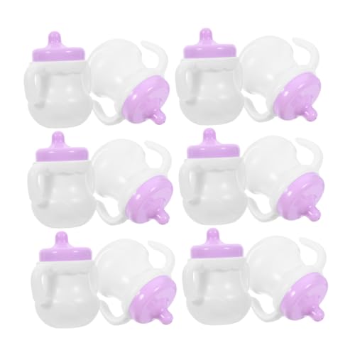 HONITANO 12 Stück Babyflasche kinderflaschen Chilli Bottles puppenzubehör Puppenflasche Kindermilchflasche Lernspielzeug für Gefälligkeiten für die Babyparty Plastik HONITANO 12 Stück Babyflasche kinderflaschen Chilli Bottles puppenzubehör Puppenflasche Kindermilchflasche Lernspielzeug für Gefälligkeiten für die Babyparty Plastik von HONITANO