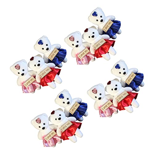 HONITANO 12 Stück Kurzes Bären Zubehör Aus Samt Dekorationen Ornamente Zum Basteln Blumengirlande Für Dekoration Blumenstrauß Cartoon Bär Ornament DIY Zubehör Bärenspielzeug HONITANO 12 Stück Kurzes Bären Zubehör Aus Samt Dekorationen Ornamente Zum Basteln Blumengirlande Für Dekoration Blumenstrauß Cartoon Bär Ornament DIY Zubehör Bärenspielzeug von HONITANO