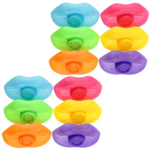 HONITANO 12 Stück Kinder Pfeife Tragbare Plastikpfeifen Spielzeug für Musikinstrumente Bunte Pfeifenspielzeuge für Kleinkinder für Partys und Freizeit HONITANO 12 Stück Kinder Pfeife Tragbare Plastikpfeifen Spielzeug für Musikinstrumente Bunte Pfeifenspielzeuge für Kleinkinder für Partys und Freizeit von HONITANO