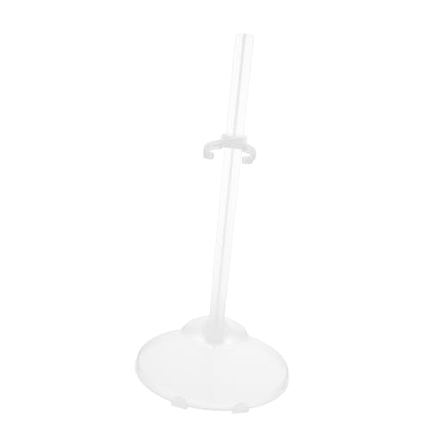 HONITANO 12 Stück Puppenständer Inhaber Stand einstellbar Unterstützung Steht doll Accessories Puppenhalter Puppenanzeigehalter Actionfiguren-Display Figurenständer Plastik Transparent von HONITANO
