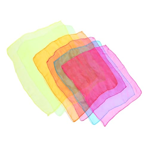 HONITANO 12 Stück Tanzschals für Bunte Jonglierschals aus Weichem Material für Aufführungen Deko und Jonglierübungen Leuchtendes Farbenset Rot Orange Gelb Grün Blau HONITANO 12 Stück Tanzschals für Bunte Jonglierschals aus Weichem Material für Aufführungen Deko und Jonglierübungen Leuchtendes Farbenset Rot Orange Gelb Grün Blau von HONITANO