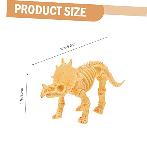 HONITANO 12 Stück Teiliges Dinosaurier Detailgetreue Saurier Skelette Realistische Mini Dinosaurier Figuren für Kinderzimmer Deko und Kreatives Robust und Geruchsneutral HONITANO 12 Stück Teiliges Dinosaurier Detailgetreue Saurier Skelette Realistische Mini Dinosaurier Figuren für Kinderzimmer Deko und Kreatives Robust und Geruchsneutral von HONITANO