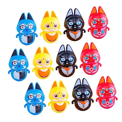 HONITANO 12 Stück Teiliges Karton Wackelpuppen Niedliche Kindergarten spielzeuge Pädagogische Tischdekoration für Sicherer als Geschenk für Zuhause und Büro HONITANO 12 Stück Teiliges Karton Wackelpuppen Niedliche Kindergarten spielzeuge Pädagogische Tischdekoration für Sicherer als Geschenk für Zuhause und Büro von HONITANO