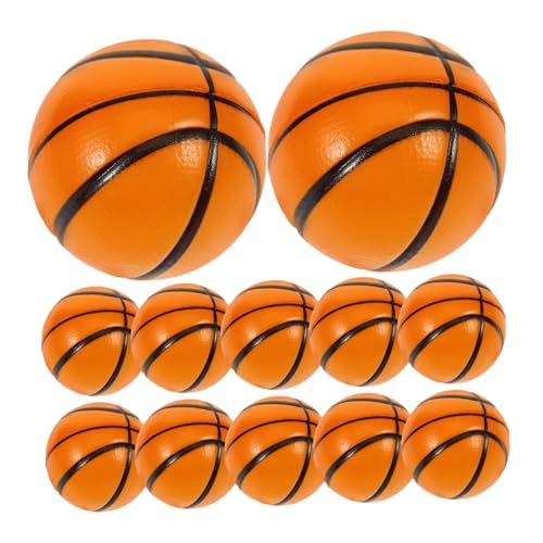 HONITANO 12 Stück Teiliges Mini Basketball Stressbälle Weiche PU Squeeze Spielzeuge mit Hoher Elastizität Waschbar und Wiederverwendbar Partygeschenk für Entspannung und Spaß HONITANO 12 Stück Teiliges Mini Basketball Stressbälle Weiche PU Squeeze Spielzeuge mit Hoher Elastizität Waschbar und Wiederverwendbar Partygeschenk für Entspannung und Spaß von HONITANO