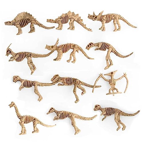 HONITANO 12 Stück Teiliges Mini Dinosaurier Skelett Modell Detailgetreue Dino Figuren aus Hochwertigem Material Pädagogisches für Dekorative Sammlung für Zuhause Büro Party HONITANO 12 Stück Teiliges Mini Dinosaurier Skelett Modell Detailgetreue Dino Figuren aus Hochwertigem Material Pädagogisches für Dekorative Sammlung für Zuhause Büro Party von HONITANO