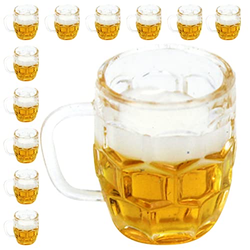 HONITANO 12 Stück Teiliges Miniatur Bierkrüge für Puppenhaus Realistische Dekoration für Miniaturszenen für DIY Projekte Fotorequisiten HONITANO 12 Stück Teiliges Miniatur Bierkrüge für Puppenhaus Realistische Dekoration für Miniaturszenen für DIY Projekte Fotorequisiten von HONITANO