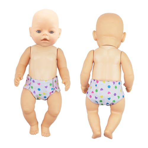 HONITANO 12 Stück Teiliges Puppenwindel Waschbarem Gestricktem Baumwollstoff Wiederverwendbare Puppenunterwäsche Kindgerechtes Zubehör für Amerikanische Mädchenpuppen Fördert Frühe HONITANO 12 Stück Teiliges Puppenwindel Waschbarem Gestricktem Baumwollstoff Wiederverwendbare Puppenunterwäsche Kindgerechtes Zubehör für Amerikanische Mädchenpuppen Fördert Frühe von HONITANO