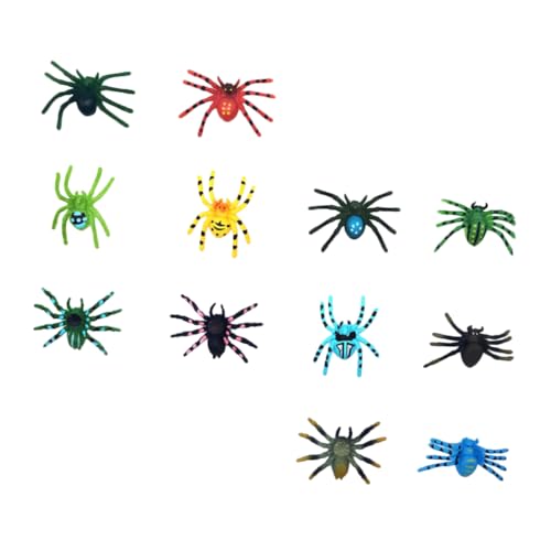 HONITANO 12 Stück Teiliges Realistische Halloween Spinnen Deko aus Robustem Kunststoff Detailgetreue Spider Figuren für Party Fenster und Tischdeko Perfektes Scherzspielzeug für Gruselige HONITANO 12 Stück Teiliges Realistische Halloween Spinnen Deko aus Robustem Kunststoff Detailgetreue Spider Figuren für Party Fenster und Tischdeko Perfektes Scherzspielzeug für Gruselige von HONITANO