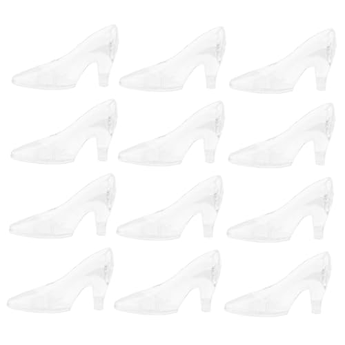 HONITANO 12 Stück Teiliges Transparente Mini high Heel Schuh Dekoration aus Acryl Feine Verarbeitung Filigranes Desktop Accessoire Geschenkidee für Familie und Freunde Leichter Schmuck für HONITANO 12 Stück Teiliges Transparente Mini high Heel Schuh Dekoration aus Acryl Feine Verarbeitung Filigranes Desktop Accessoire Geschenkidee für Familie und Freunde Leichter Schmuck für von HONITANO