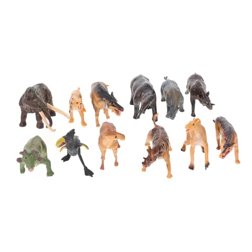 HONITANO 12 Stück Waldtiermodelle Kinderspielzeug Tierspielzeug Lebendige Tiermodelle Desktop Ornamente Tiermodelle Realistische Lehrrequisiten Pädagogisches Aus Kunststoff von HONITANO
