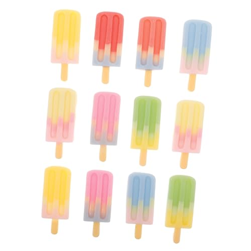 HONITANO 12Stücke Eiscreme DIY Dekoration für Kreative Bastelprojekte Requisiten für Fotografie und Einzigartiges Miniaturzubehör HONITANO 12Stücke Eiscreme DIY Dekoration für Kreative Bastelprojekte Requisiten für Fotografie und Einzigartiges Miniaturzubehör von HONITANO