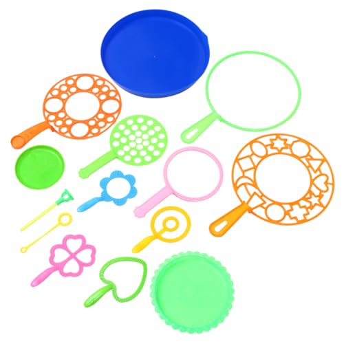 HONITANO 14 Stück Teiliges Set Bunte Seifenblasenstäbe für Outdoor Aktivitäten für Partys Kindergeburtstage Strand und Spiel im Freien Langlebig und Sicher Erzeugt Zufällige Farbe von HONITANO