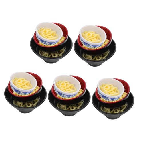 HONITANO 15 Stück Ramen-schüssel- Essensrequisiten Ramen Schalen Sie Küchenfutter Ramenschale Prop Essen Schüssel Mit Ramen-Nudeln Miniaturessen Für Puppenhaus Plastik HONITANO 15 Stück Ramen-schüssel- Essensrequisiten Ramen Schalen Sie Küchenfutter Ramenschale Prop Essen Schüssel Mit Ramen-Nudeln Miniaturessen Für Puppenhaus Plastik von HONITANO