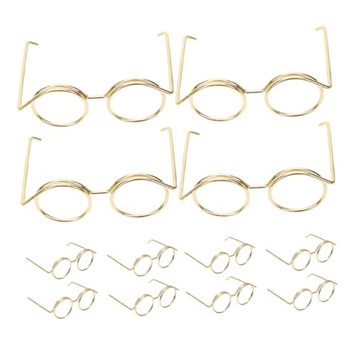 HONITANO 15 Stück Teiliges Mini Metallbrillen für Puppen Klassische Runde Rahmen ohne Gläser Puppenhaus deko und Kostümzubehör Modische Doll Eyewear für Kreative Bastelprojekte HONITANO 15 Stück Teiliges Mini Metallbrillen für Puppen Klassische Runde Rahmen ohne Gläser Puppenhaus deko und Kostümzubehör Modische Doll Eyewear für Kreative Bastelprojekte von HONITANO