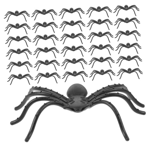 HONITANO 150 Stück Teiliges Kunststoff Spinnen Streich Requisiten Realistische Dicke Spinnen mit Langen Beinen Flexible Halloween Horror Deko für Spukhaus Party und Gruselige Halloween HONITANO 150 Stück Teiliges Kunststoff Spinnen Streich Requisiten Realistische Dicke Spinnen mit Langen Beinen Flexible Halloween Horror Deko für Spukhaus Party und Gruselige Halloween von HONITANO