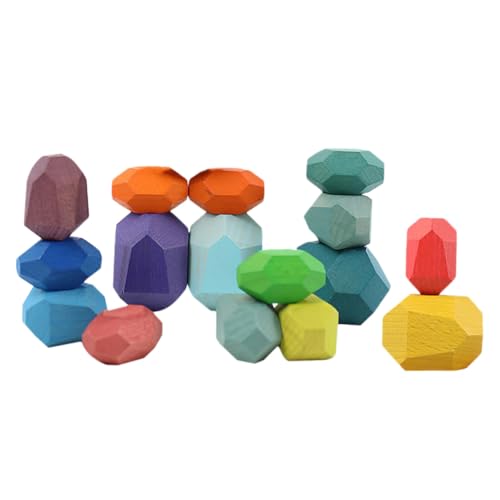 HONITANO 16 Stück Teiliges Balancespiel aus Bunten Buchenholz Stabiles Bauspielzeug für Fördert Kreativität Logisches und Motorische Fähigkeiten Sicher und Langlebig HONITANO 16 Stück Teiliges Balancespiel aus Bunten Buchenholz Stabiles Bauspielzeug für Fördert Kreativität Logisches und Motorische Fähigkeiten Sicher und Langlebig von HONITANO