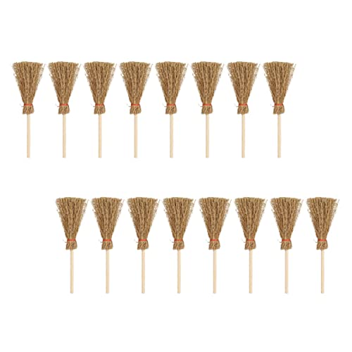 HONITANO 16 Stück Teiliges Mini kehrbesen Puppenhaus Dekoration Kleine Kompakte Miniaturbesen für DIY projekte Geeignet als Puppenhaus Accessoires und Bastelbedarf HONITANO 16 Stück Teiliges Mini kehrbesen Puppenhaus Dekoration Kleine Kompakte Miniaturbesen für DIY projekte Geeignet als Puppenhaus Accessoires und Bastelbedarf von HONITANO