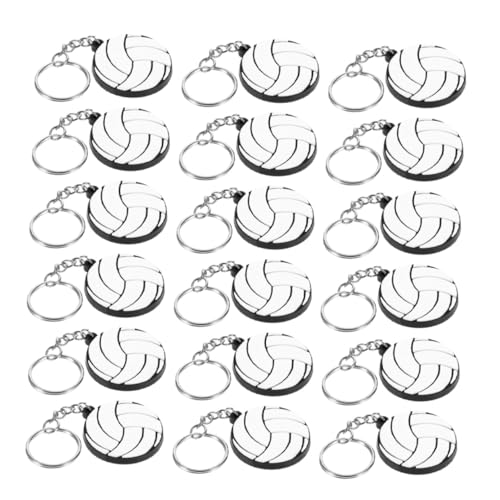 HONITANO 16 Stück Teiliges PVC Sport Schlüsselanhänger Leichte Kompakte Volleyball Ballschmuck Anhänger Dekorativ und Robust für Taschen Geburtstagsgeschenke und Partydeko HONITANO 16 Stück Teiliges PVC Sport Schlüsselanhänger Leichte Kompakte Volleyball Ballschmuck Anhänger Dekorativ und Robust für Taschen Geburtstagsgeschenke und Partydeko von HONITANO