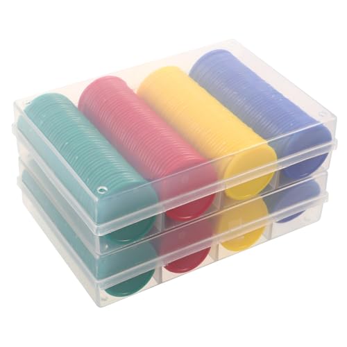HONITANO 160 Stück Lernchips für Bunte Plastik-Reward-Tokens Farben Je Vielseitig für Mathe-zählspiele Klassenzimmer-anreize und Unterrichtsbelohnungen von HONITANO