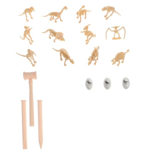HONITANO 18 Stück Teiliges Dinosaurier Knochenausgrabungsset für Kreatives Archäologie Realistische Skelettmodelle Pädagogisches Lernspielzeug für Junge Dino Fans HONITANO 18 Stück Teiliges Dinosaurier Knochenausgrabungsset für Kreatives Archäologie Realistische Skelettmodelle Pädagogisches Lernspielzeug für Junge Dino Fans von HONITANO