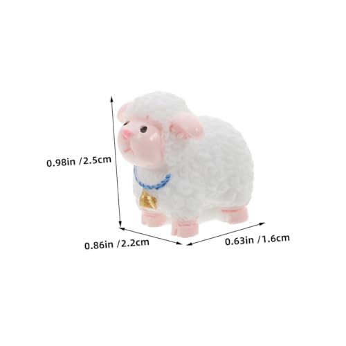 HONITANO 18stücke Mini Schaf Tiermodell Aus Harz Miniatur Schaffigur Schaf Ornament Für Feengarten Bonsai Dekoration Mikrolandschaft Zubehör DIY Handwerk Accessoire HONITANO 18stücke Mini Schaf Tiermodell Aus Harz Miniatur Schaffigur Schaf Ornament Für Feengarten Bonsai Dekoration Mikrolandschaft Zubehör DIY Handwerk Accessoire von HONITANO