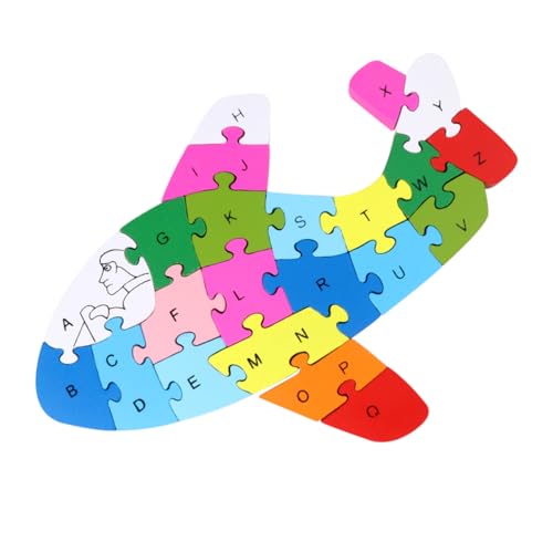 HONITANO 1Pc 26 rätseln für kinderspielzeug spielsachen für Kid Toys buchstabenpuzzle Toys for Puzzlematte Bausteinspielzeug Puzzle- Bambus von HONITANO