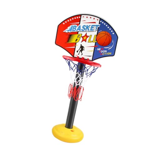 HONITANO 1Satz Basketball Wurfspielzeug für Höhenverstellbarer Basketballkorb Interaktives Sportspielzeug für Drinnen und Draußen Fördert Motorische Fähigkeiten und Spielspaß HONITANO 1Satz Basketball Wurfspielzeug für Höhenverstellbarer Basketballkorb Interaktives Sportspielzeug für Drinnen und Draußen Fördert Motorische Fähigkeiten und Spielspaß von HONITANO