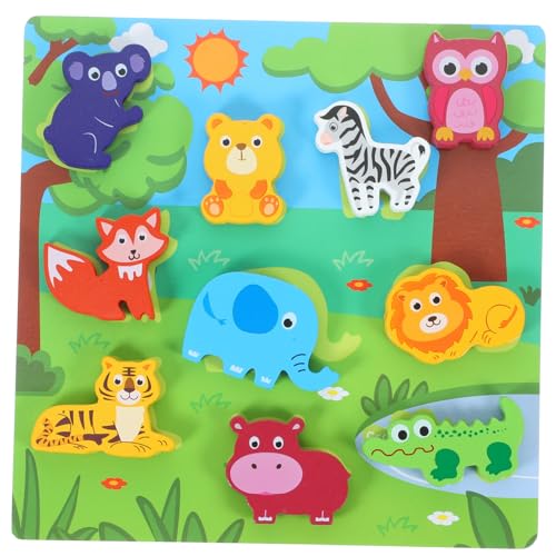 HONITANO 1Satz Holzpuzzle für Kleinkinder von Pädagogischen Holzrätseln mit Strukturen für Frühes Lernen Fördert Praktische Fähigkeiten Farben und Formen Sicheres HONITANO 1Satz Holzpuzzle für Kleinkinder von Pädagogischen Holzrätseln mit Strukturen für Frühes Lernen Fördert Praktische Fähigkeiten Farben und Formen Sicheres von HONITANO