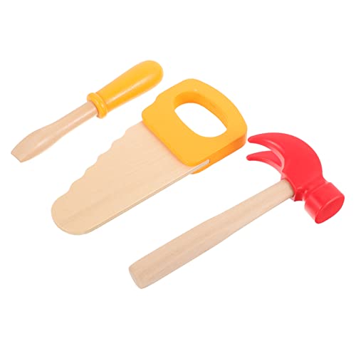 HONITANO 1Satz Holzwerkzeugset für Teiliges Simulationsspielzeug mit Hammer Schraubendreher und Rohspielzeug für Kreatives Rollenspiel und Motorische Fähigkeiten für Kleinkinder Ab HONITANO 1Satz Holzwerkzeugset für Teiliges Simulationsspielzeug mit Hammer Schraubendreher und Rohspielzeug für Kreatives Rollenspiel und Motorische Fähigkeiten für Kleinkinder Ab von HONITANO