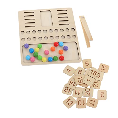 HONITANO 1Satz Pädagogisches Holzspielzeug für Lernspielzeug Formen aus Hochwertigem für Frühkindliche Bildung und Mathematische Fähigkeiten HONITANO 1Satz Pädagogisches Holzspielzeug für Lernspielzeug Formen aus Hochwertigem für Frühkindliche Bildung und Mathematische Fähigkeiten von HONITANO